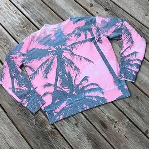 Palm tree sweatshirt